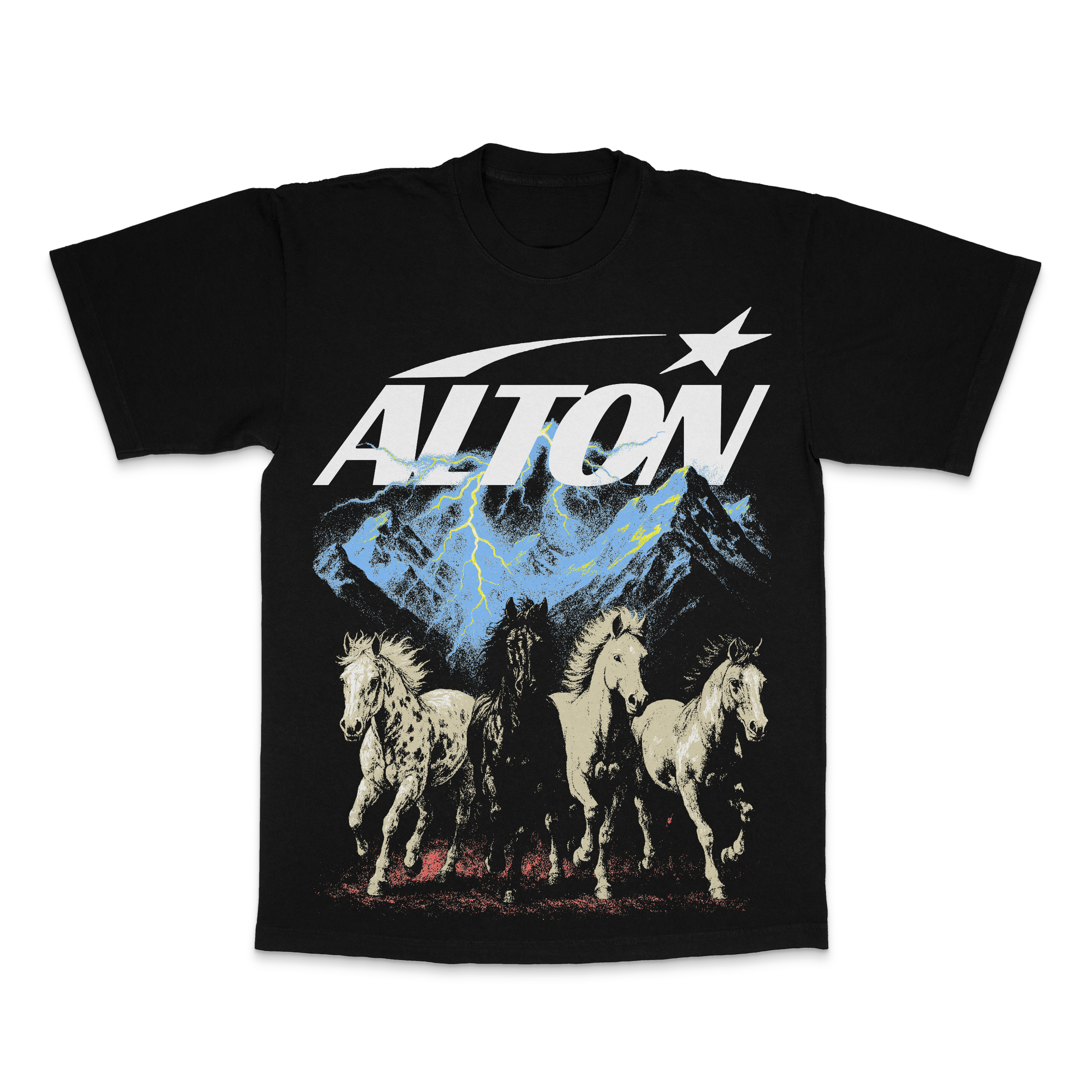 "Relentless" Black Tee