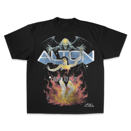 Born to Burn Black Tee
