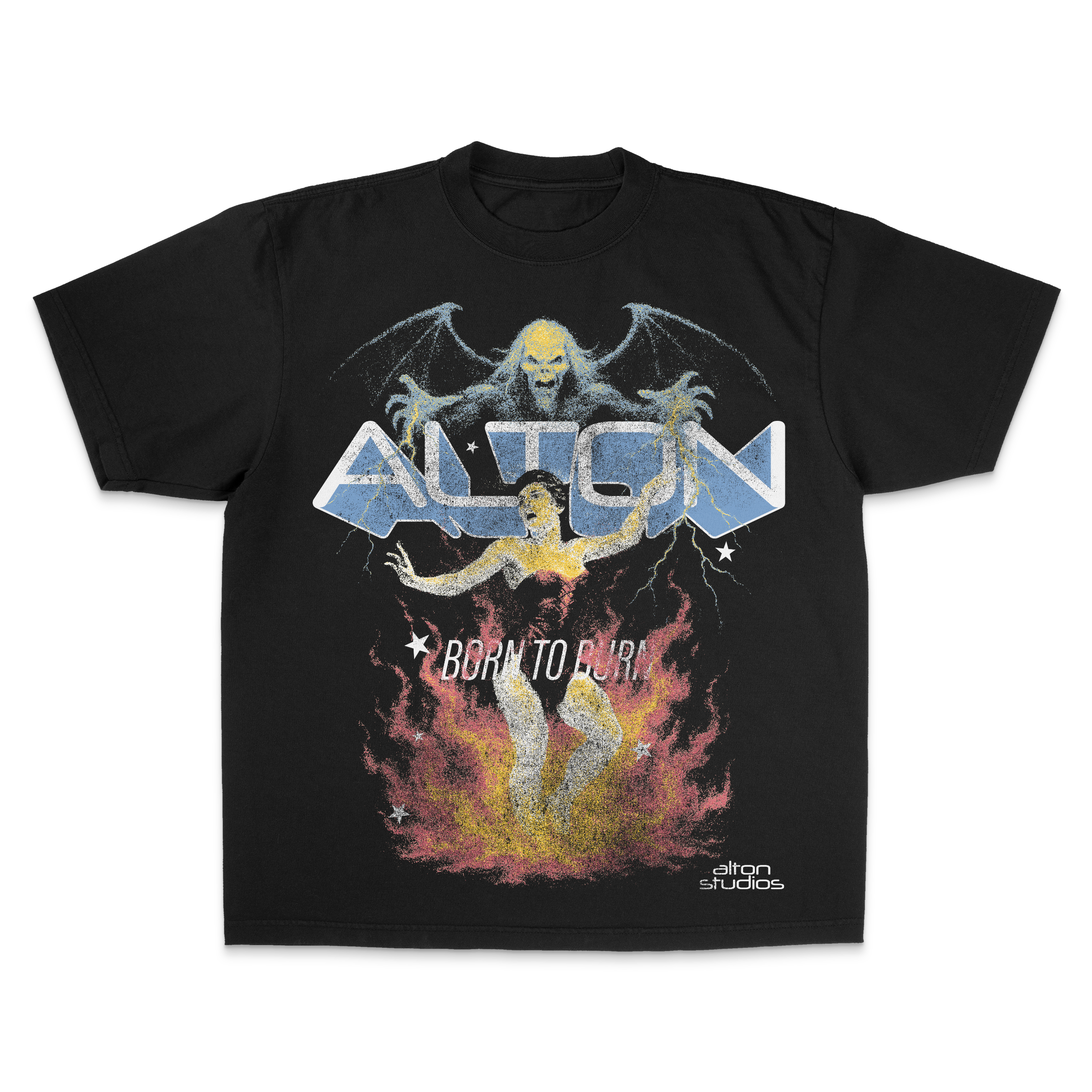 Born to Burn Black Tee