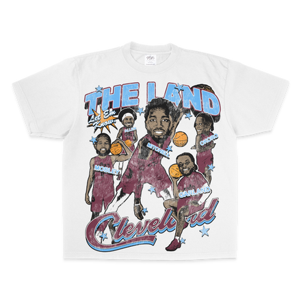 Cavs White Tee