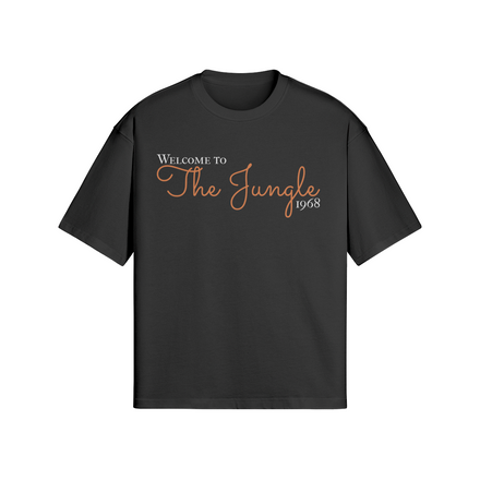 Welcome to The Jungle Black Tee