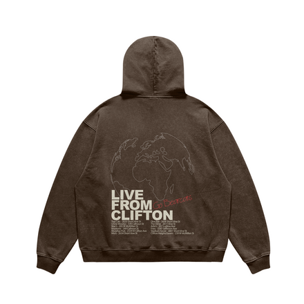 Live From Clifton Brown Hoodie
