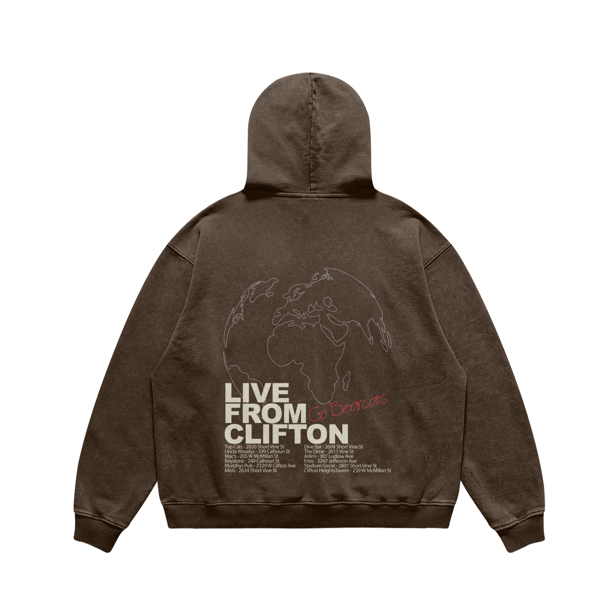 Live From Clifton Brown Hoodie