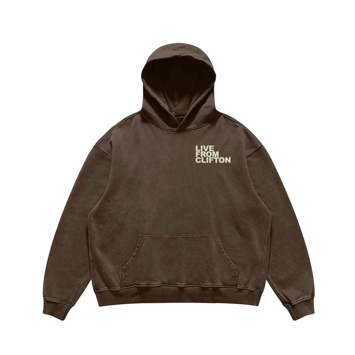 Live From Clifton Brown Hoodie