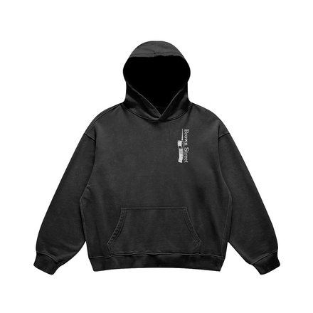 Call Me on Brown Street Black Hoodie