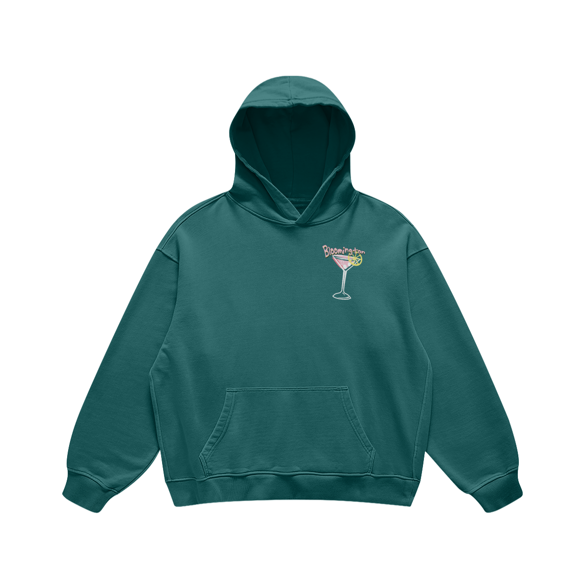 Bloomington Martini Blueish Green Hoodie