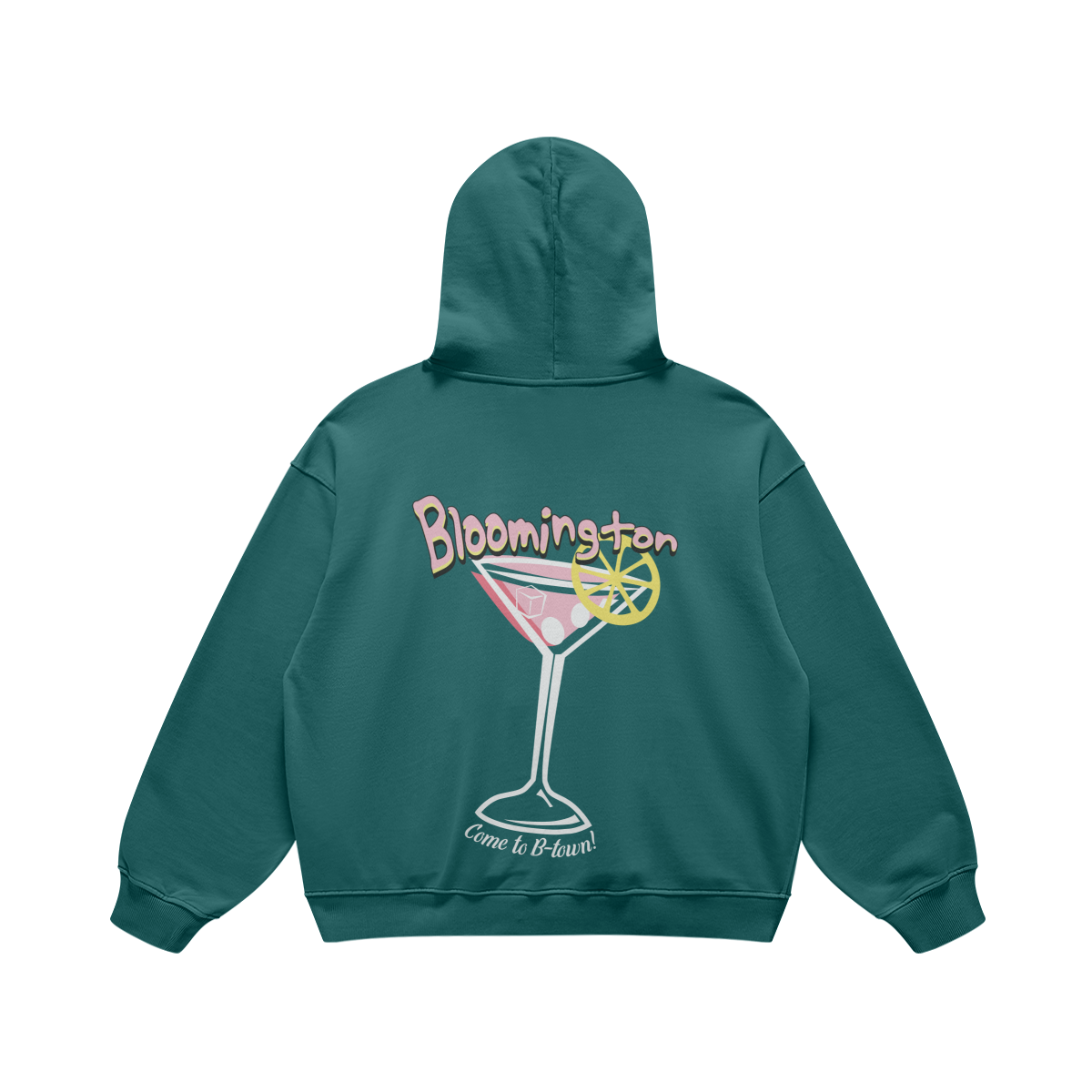 Bloomington Martini Blueish Green Hoodie