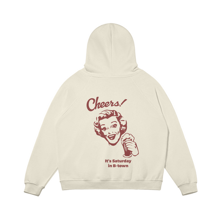 Saturday in B-town Rice Apricot Hoodie