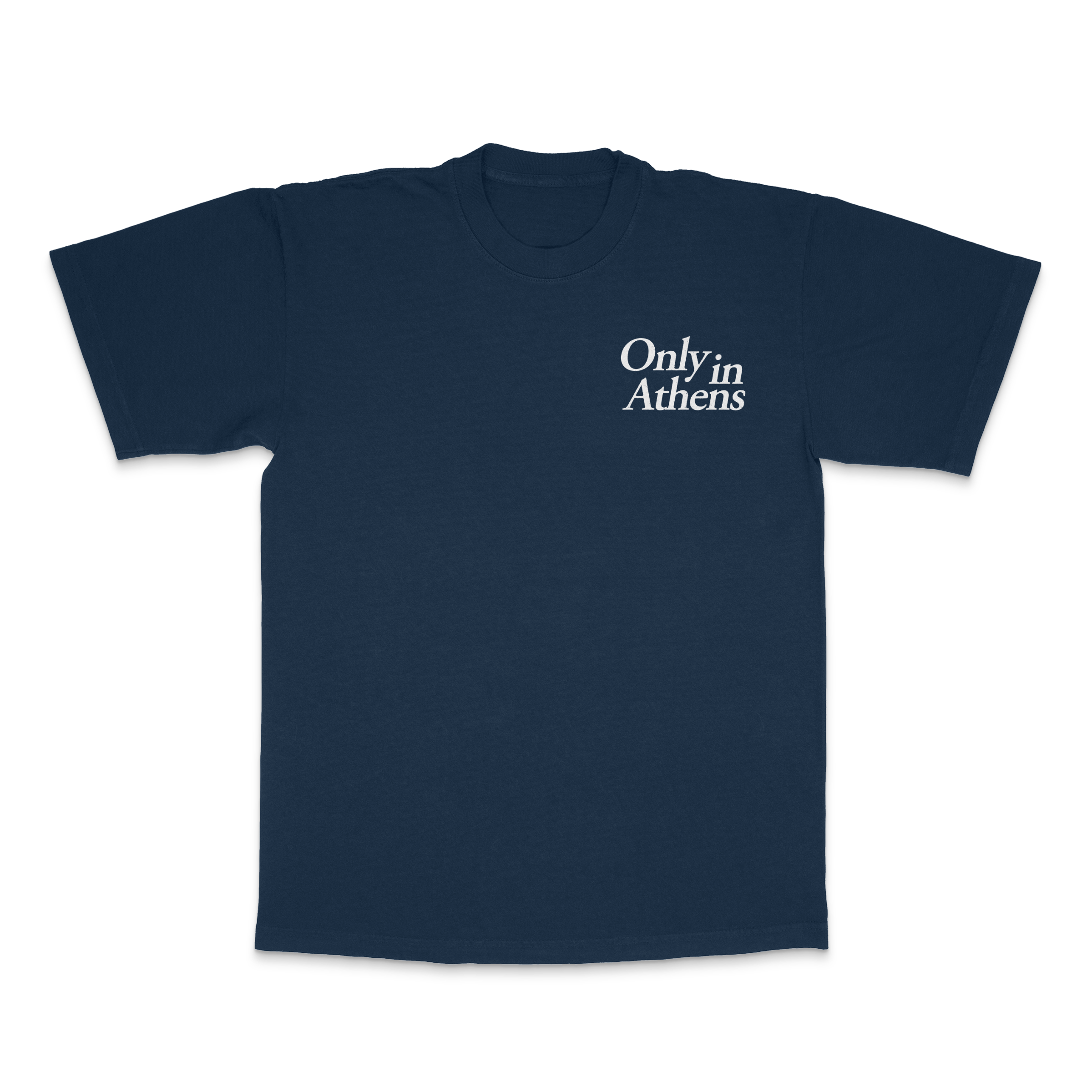 Only in Athens Navy Tee