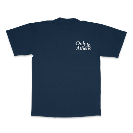 Only in Athens Navy Tee