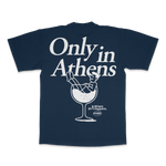 Only in Athens Navy Tee
