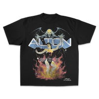 Born to Burn Black Tee