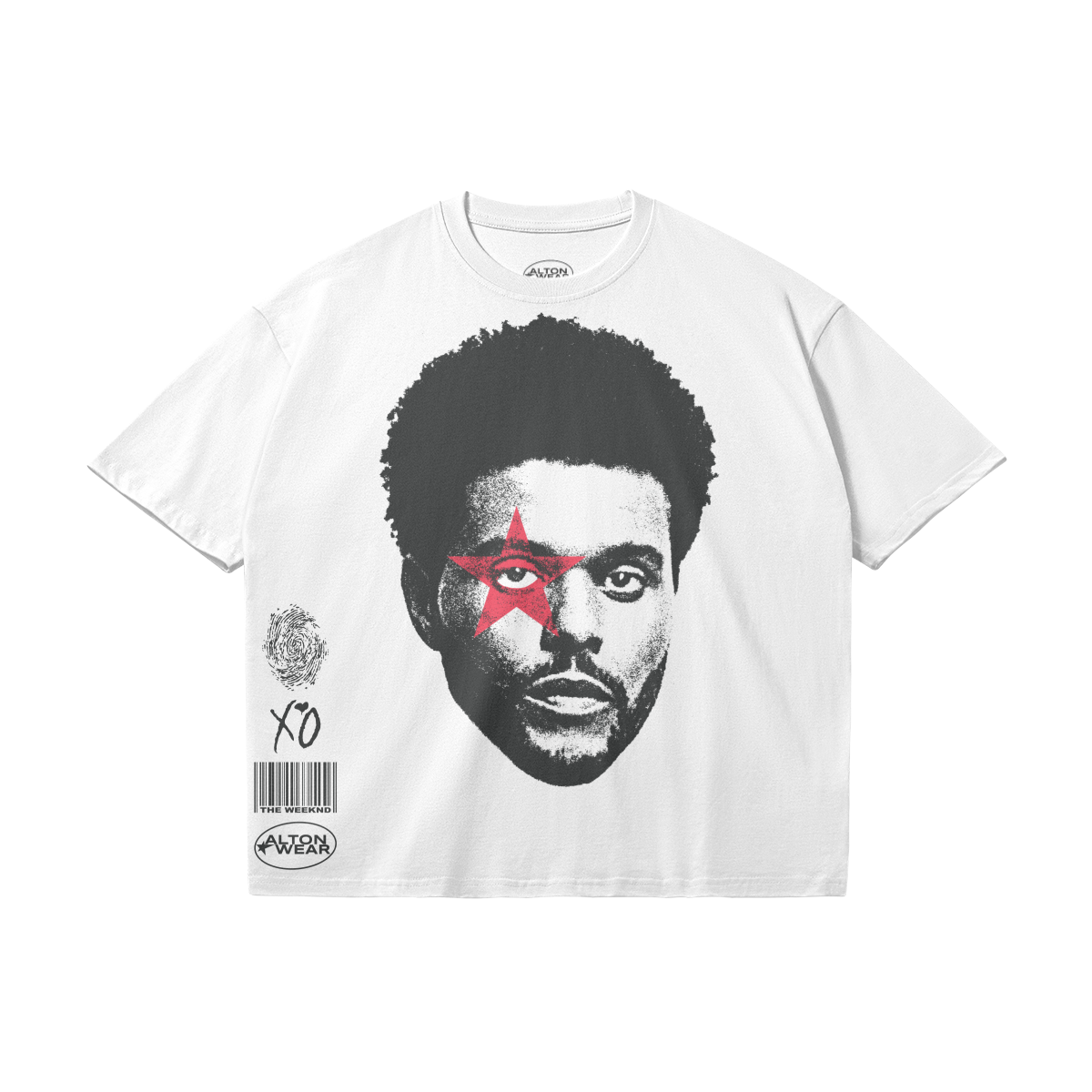 The Weeknd Big Head Oversized Tee