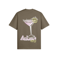 Saturdays on Court Street Dark Taupe Tee