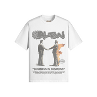 Business is Business White Tee