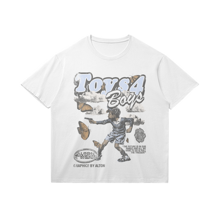 Toys 4 Boys White Tee