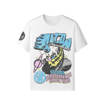 Alton Amusements White Tee