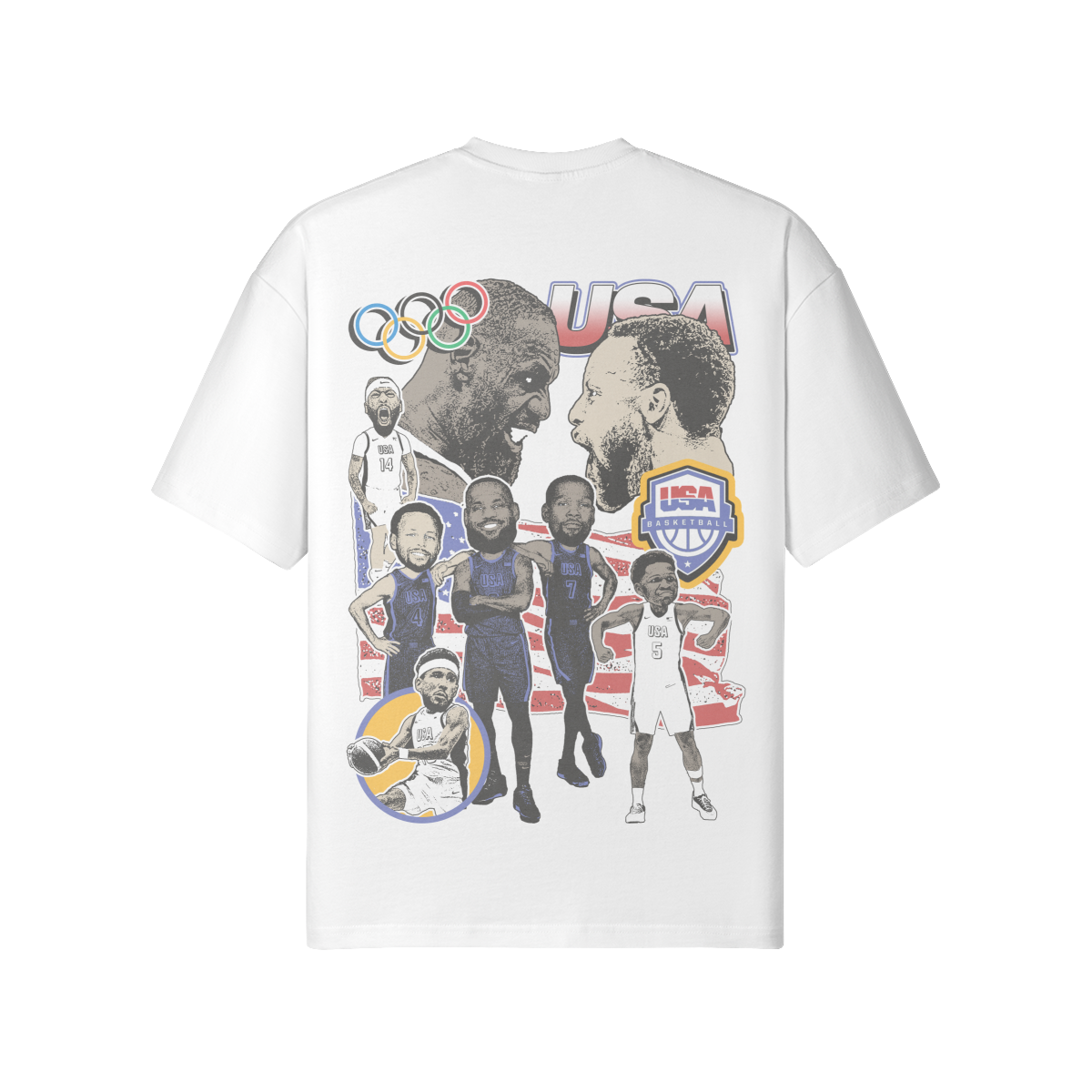 Team USA White Tee