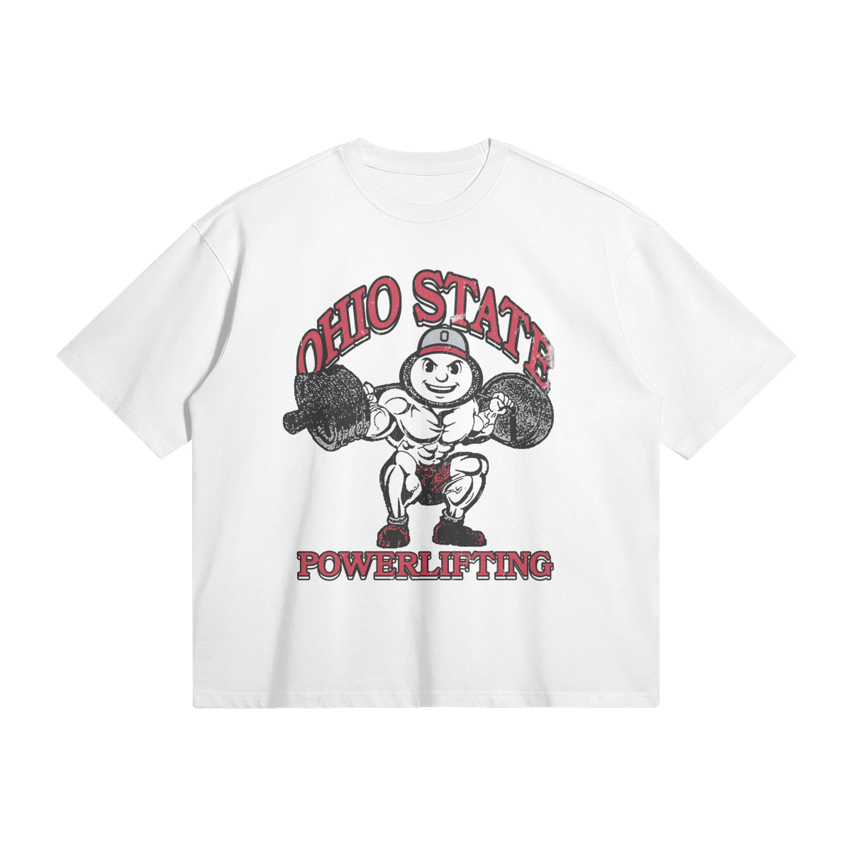 OSU Powerlifting Boxy Tee