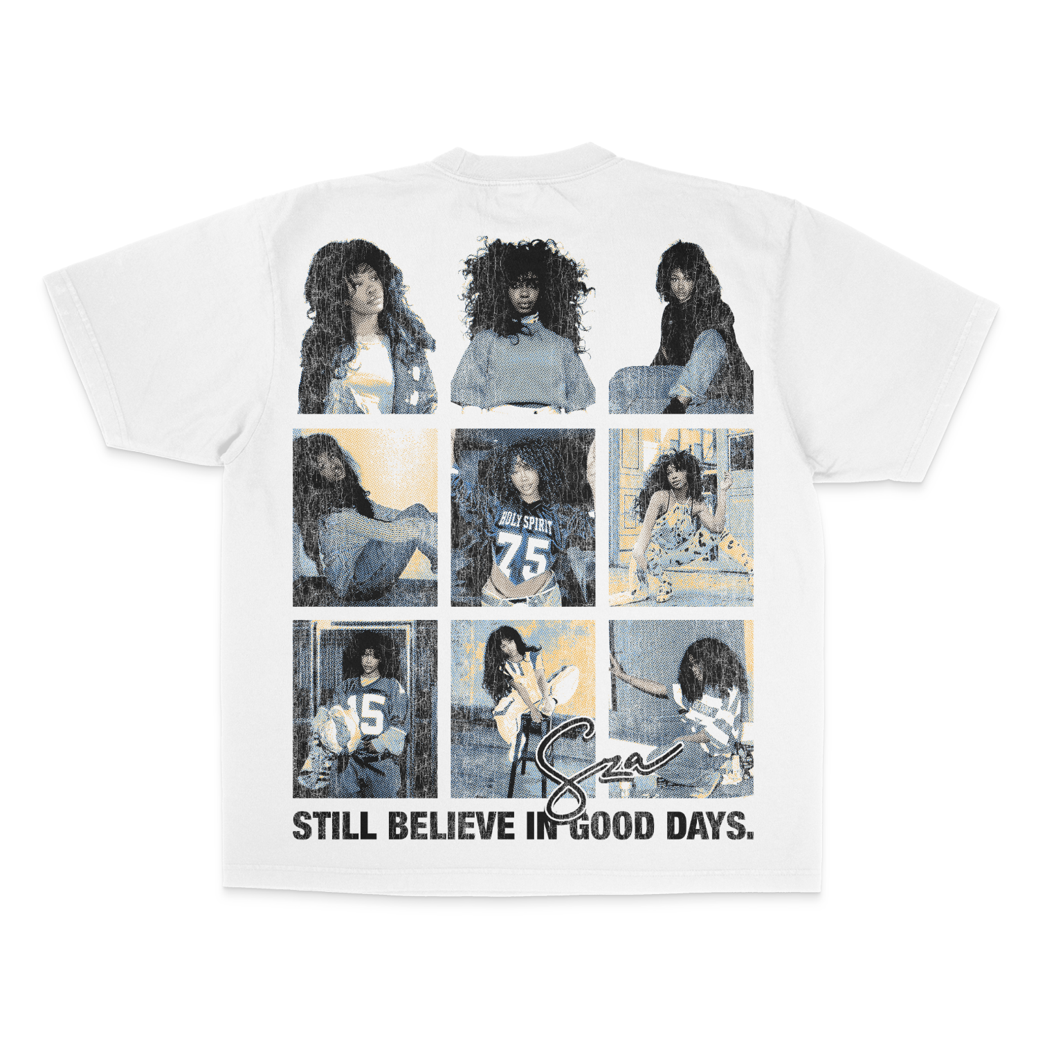 SZA White Tee