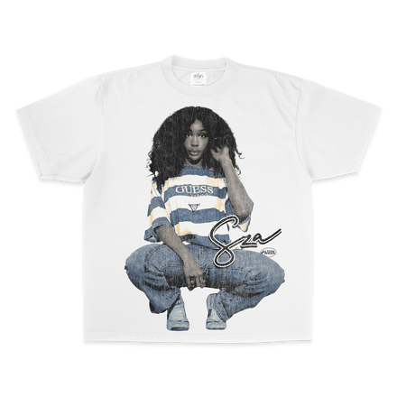 SZA White Tee