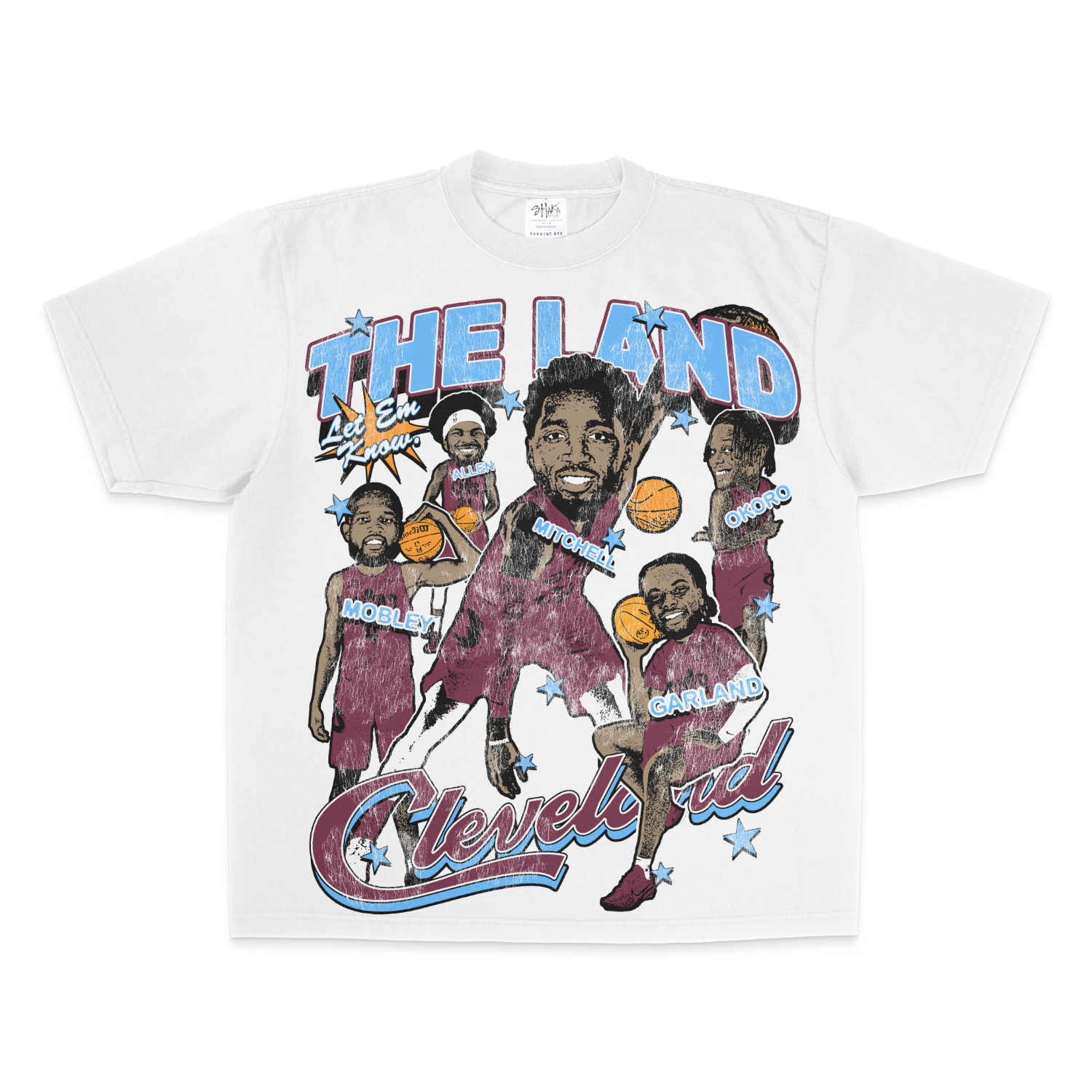 Cavs White Tee