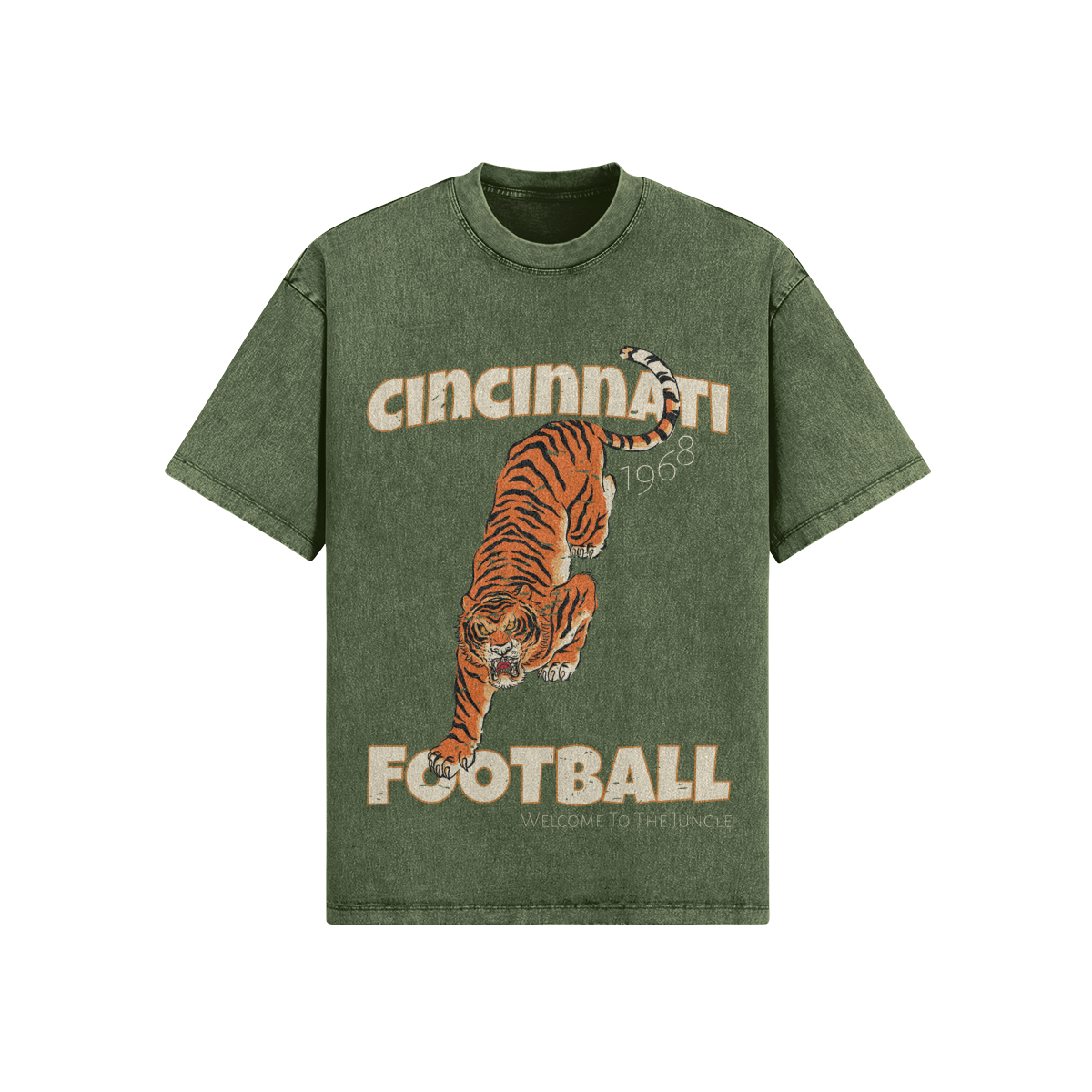 Cincinnati Bengals Green Retro Shirt