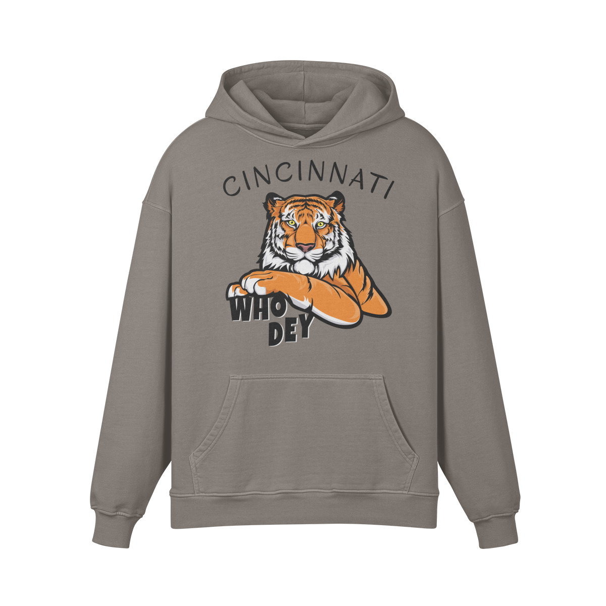 Bengals Friar Grey Hoodie