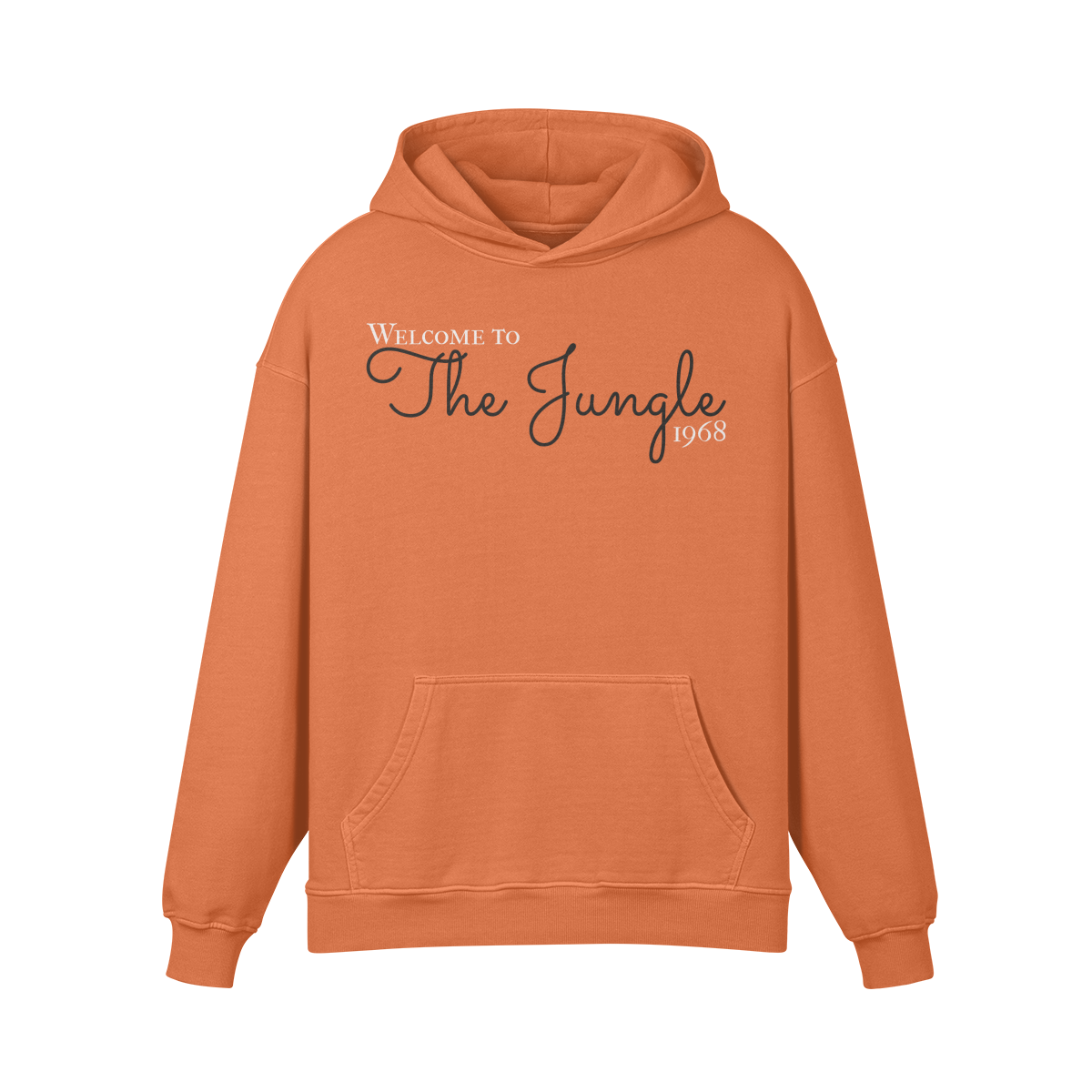 Welcome to The Jungle Copper Red Hoodie