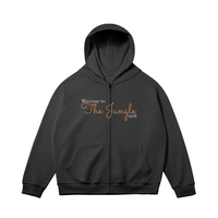 Welcome to The Jungle Black Zip-up