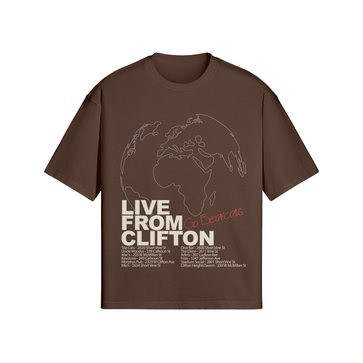 Live From Clifton Tour Shirt