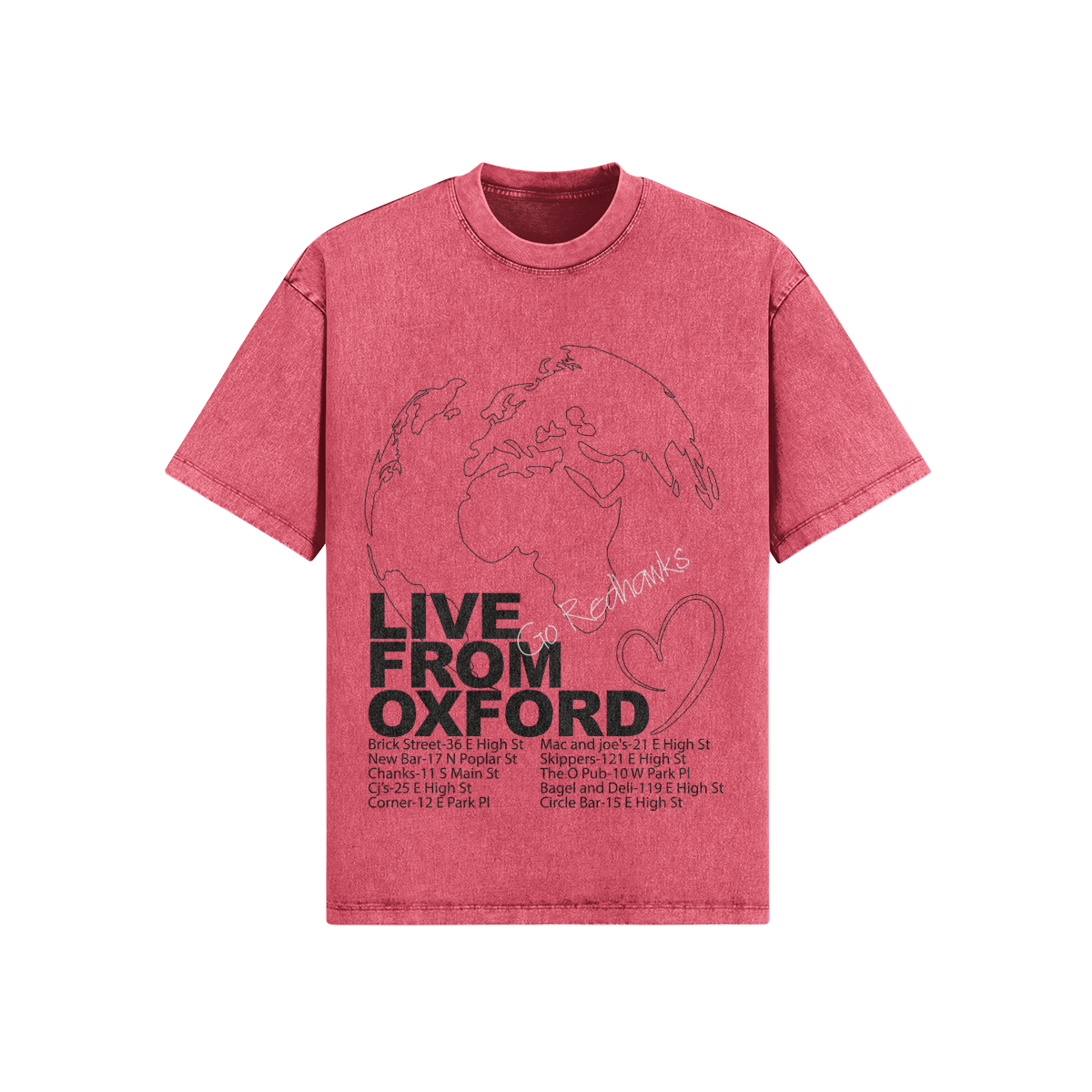 Live From Oxford Watermelon Pink Tee