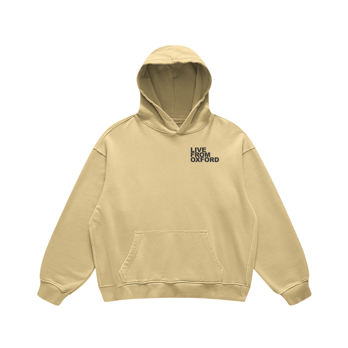 Live From Oxford Desert Sand Hoodie