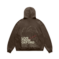 Live From Oxford Brown Hoodie