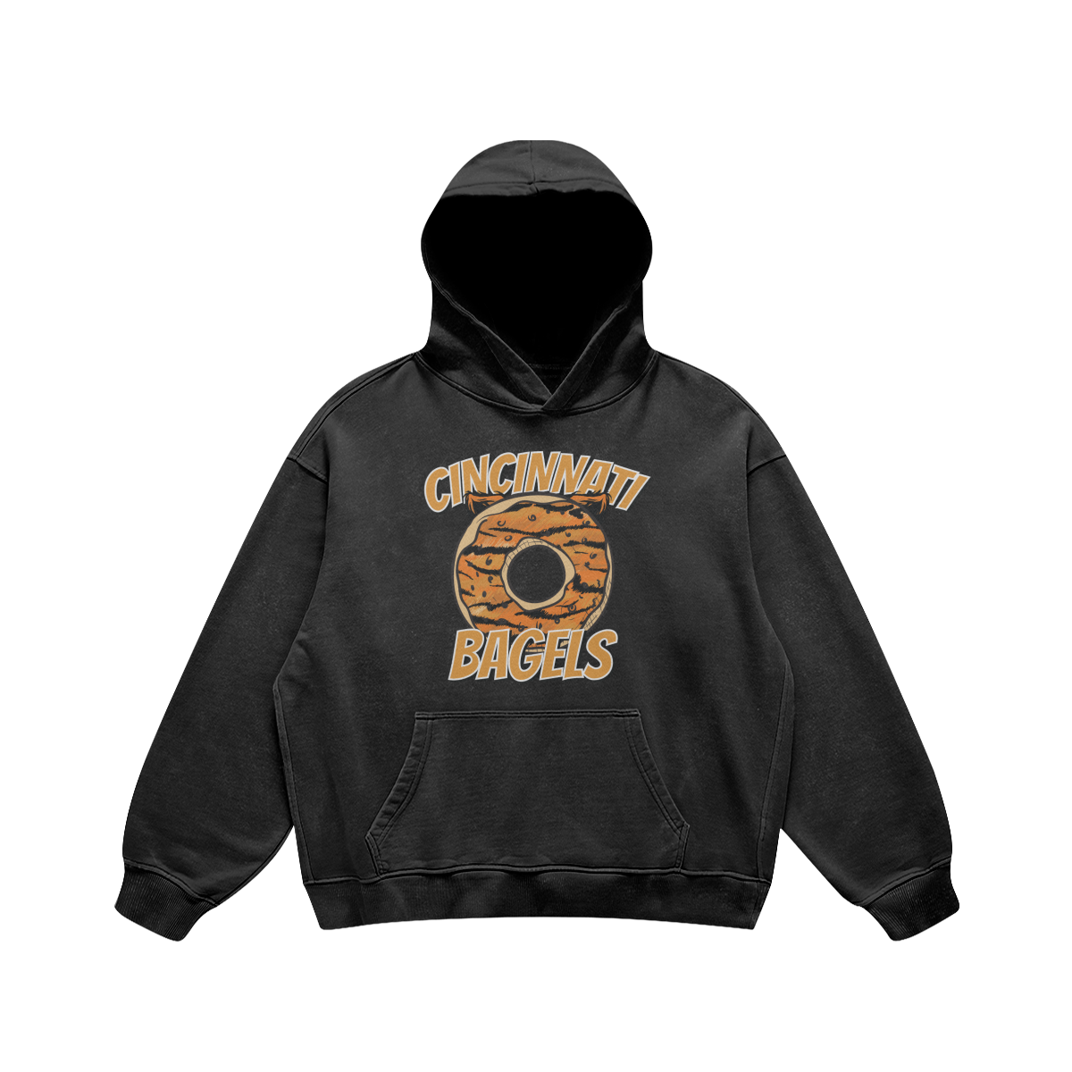 Cincinnati Bagels Black Hoodie