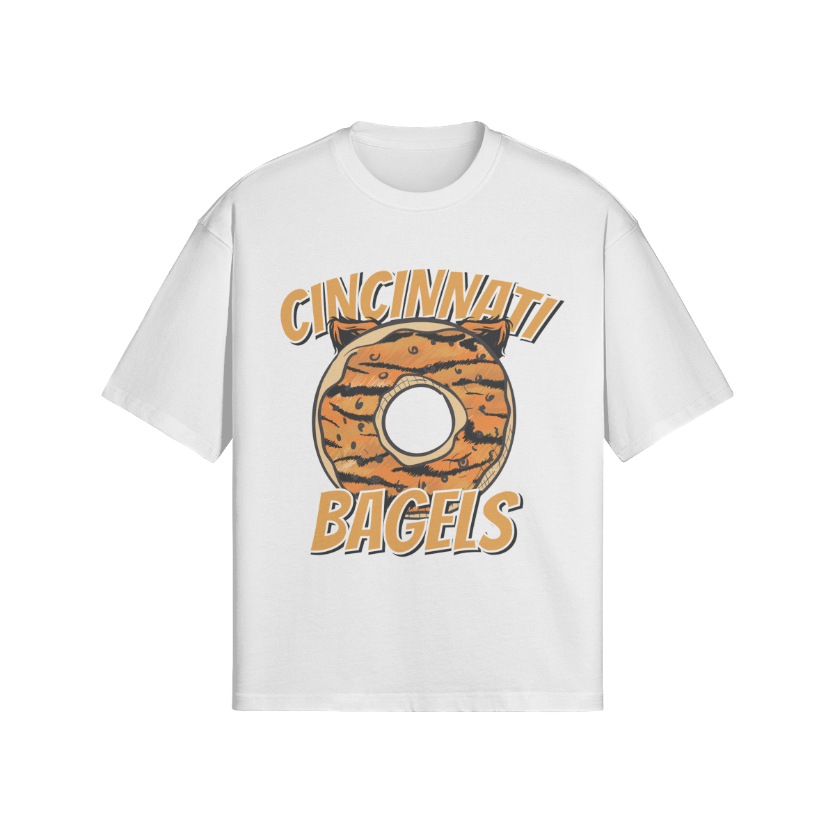 Cincinnati Bagels White Tee