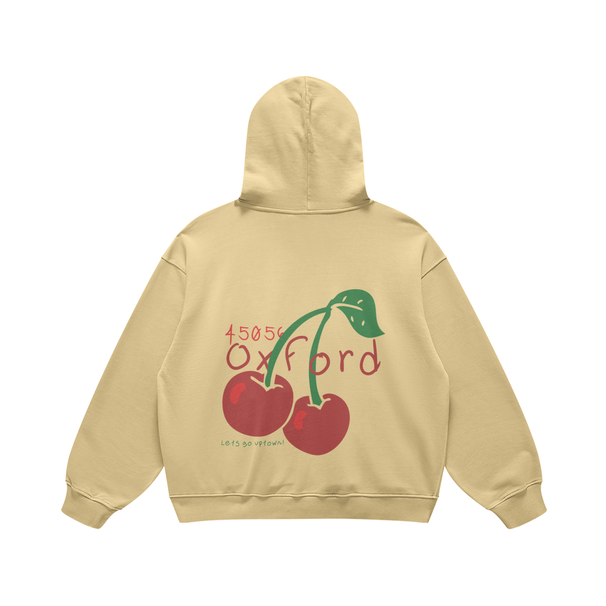 Oxford Cherries Desert Sand Hoodie