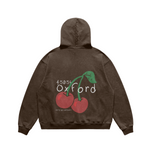 Oxford Cherries Brown Hoodie