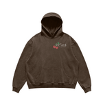 Oxford Cherries Brown Hoodie
