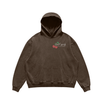 Oxford Cherries Brown Hoodie