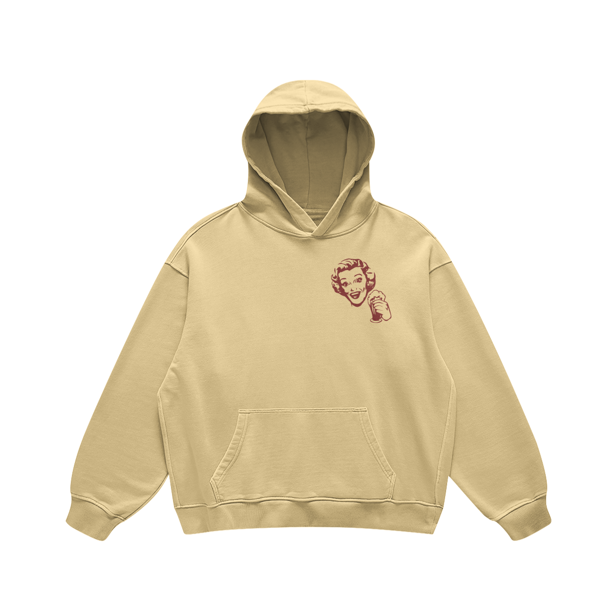 It's Saturday on Court Desert Sand Hoodie