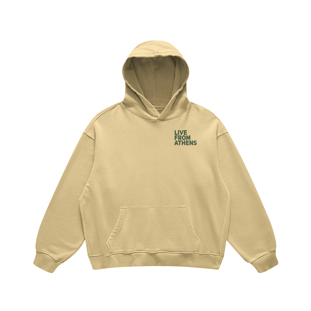 Live From Athens Desert Sand Hoodie