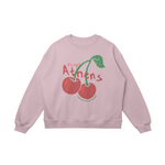 Athens Cherries Lilac Crewneck