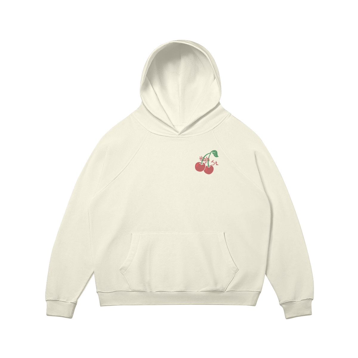 High Street Cherries Rice Apricot Hoodie