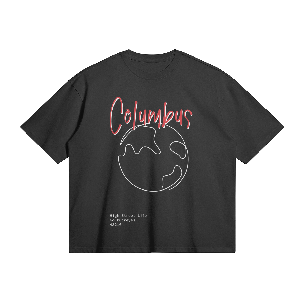 Columbus World Black Tee