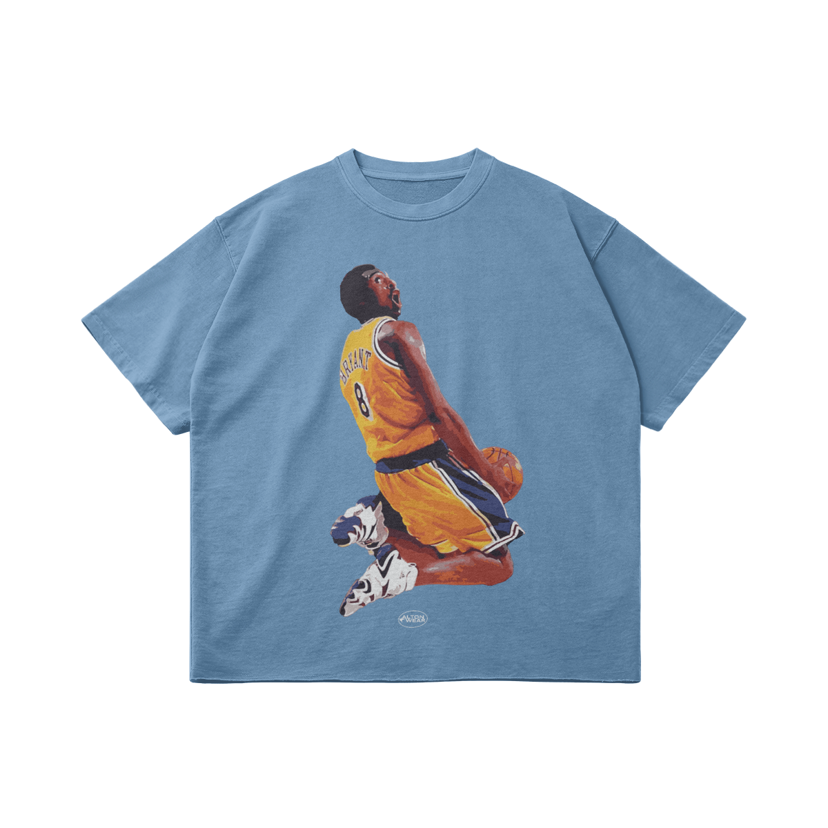 Kobe Bryant Blue Oversized Tee