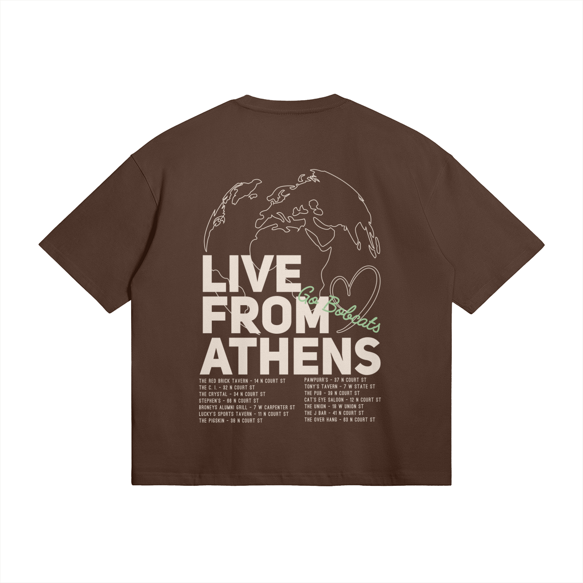 Live From Athens Oversized Tee