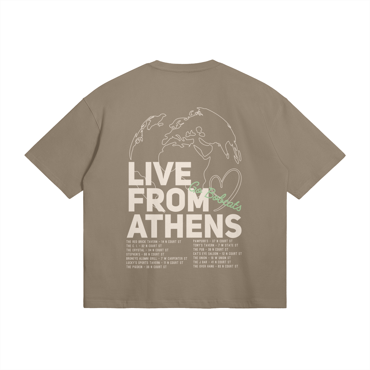 Live From Athens Oversized Tee