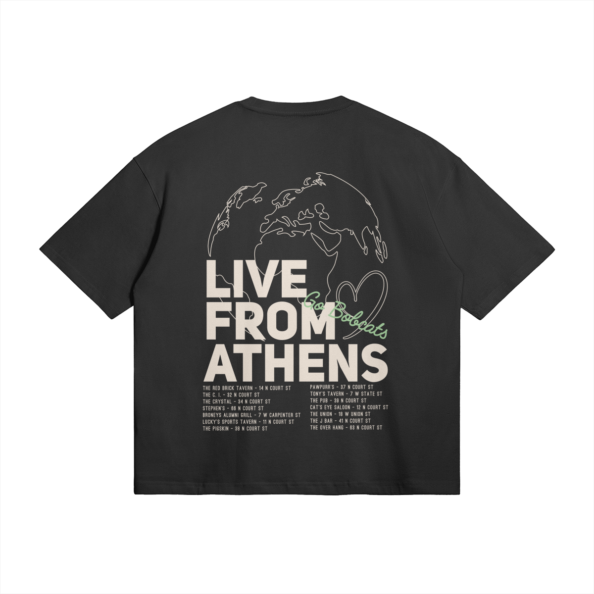 Live From Athens Oversized Tee