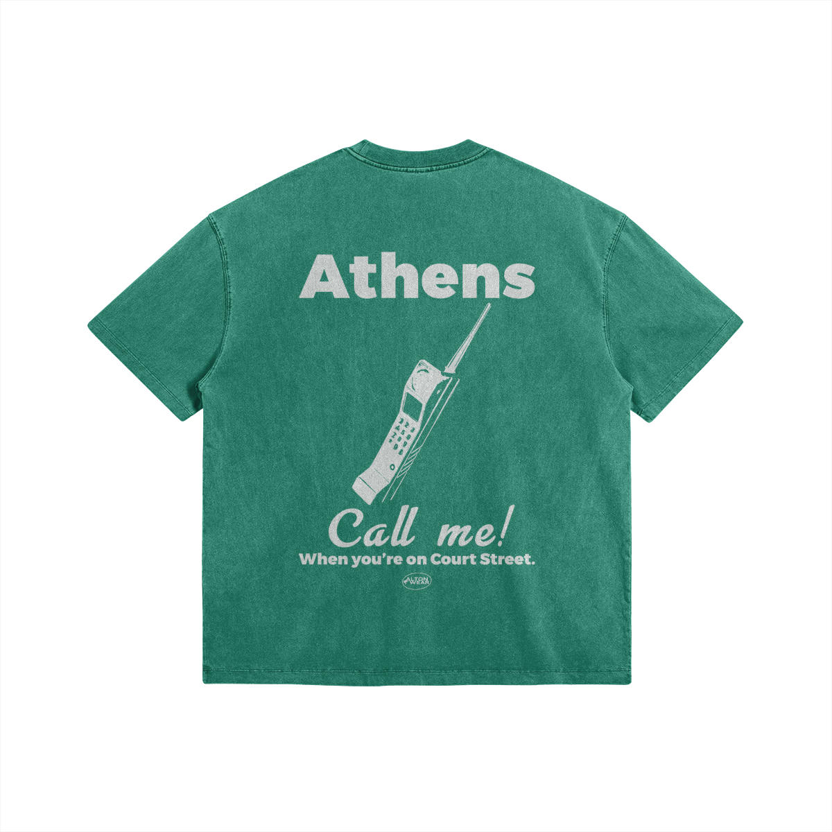 Call Me On Court Street Viridian Tee